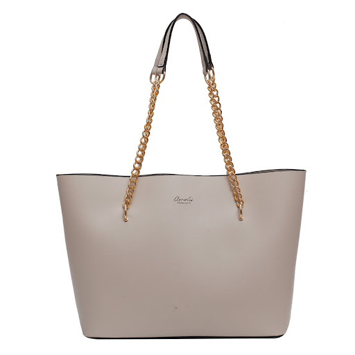 Title 2, Korean Style Ladies Chain Bag Tote Brown Handba...