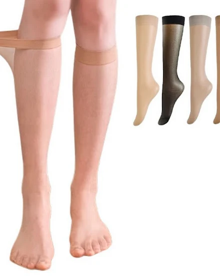 Women Ultra-thin Nylon Stockings Transparent Elasticity L... - 1