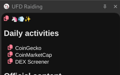 UFD Raiding
