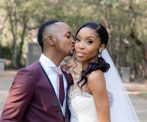 Thato Mosehle and Frans Marum tied the knot in October