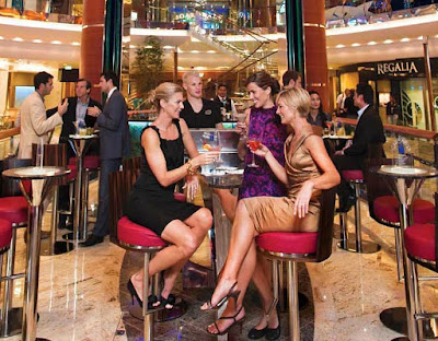 The fashion scene at the Rising Tide aboard Royal Caribbean's Oasis of the Seas.