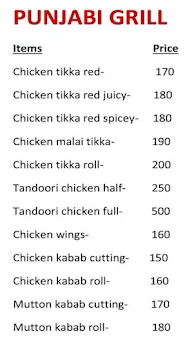 Punjabi Grill menu 1