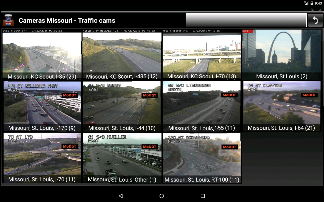 Cameras Missouri - Traffic - Android Apps on Google Play