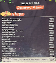 The Black Bowl menu 2