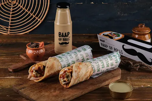 Paneer Roll With Makhani Paneer Roll & 1 Cold Coffee