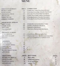 Frosty Den menu 1