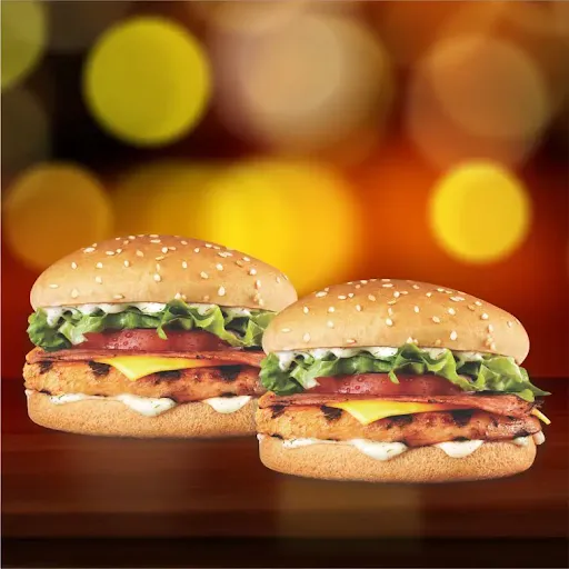 2 Grilled Chicken Burger + 1 Free Regular Fries