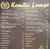 Kamilia Palace Hotel and Restaurant menu 6