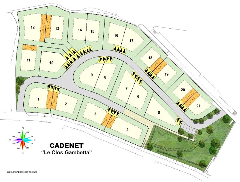 Vente terrain  400 m² à Cadenet (84160), 182 900 €