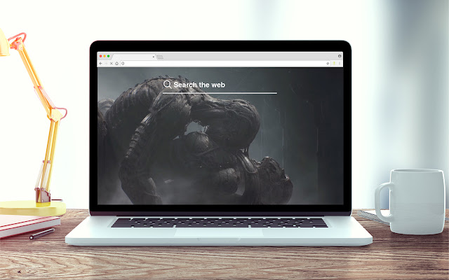 Scorn New Tab Game Theme