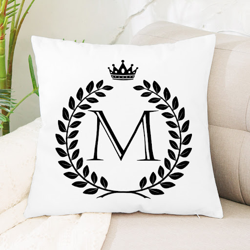 Title 21, Hot Sale English Letter Flannel Throw Pillow fo...