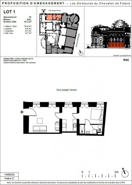 Vente appartement 2 pièces 41 m² à Avignon (84000), 307 036 €