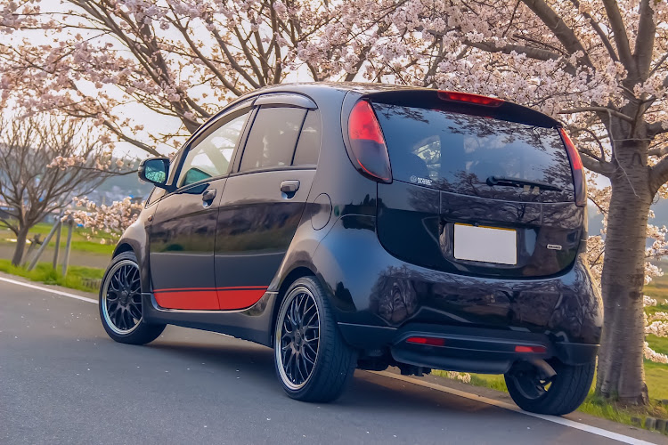 アイの三菱アイ・桜と愛車・ha1w・京都・桜並木に関するカスタム事例の投稿画像3枚目