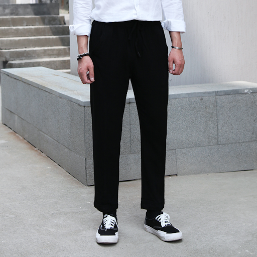 Title 14, Mens Retro Standing Collar Linen Shirt. Offers...