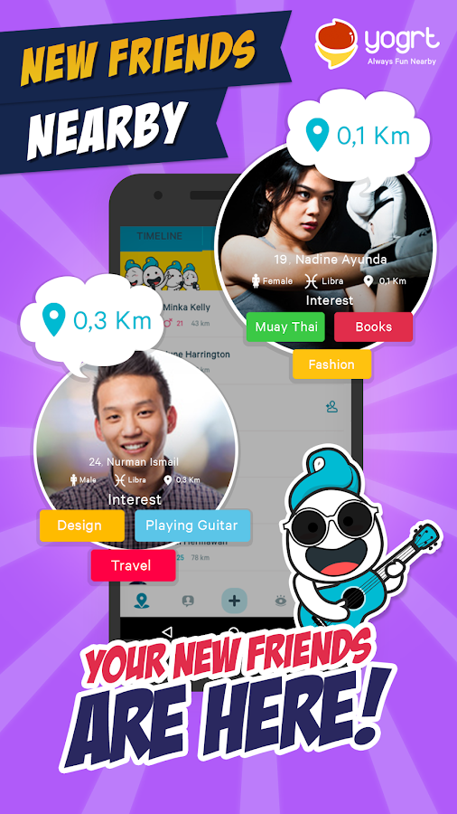    Yogrt: Meet Friends Nearby- screenshot  