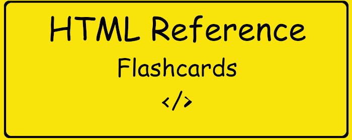 Flash Cards : HTML Reference marquee promo image