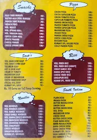 Kumar Ice Cream & Fast Food menu 1