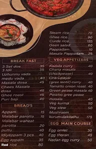 Matha Kerala Kitchen menu 2