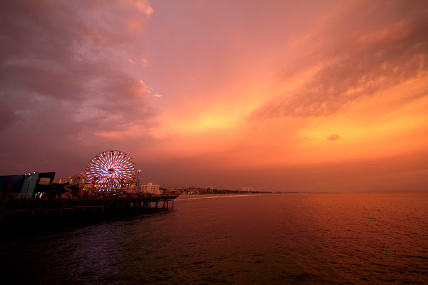 Luna park in the sunset di kaira