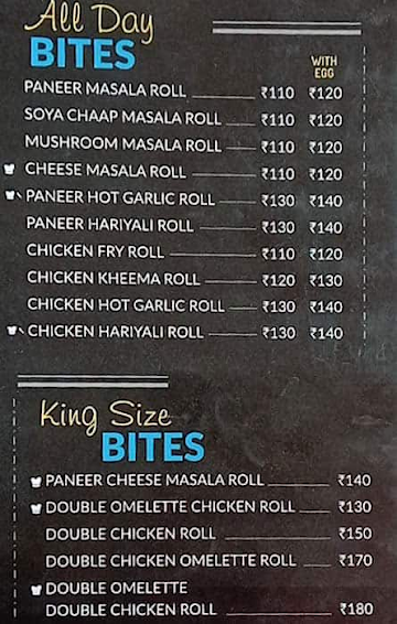 Rolls Mania menu 