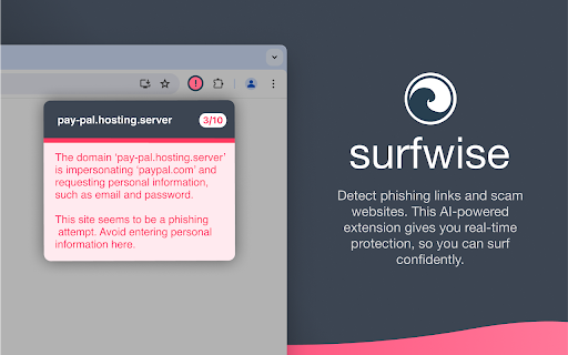 Surfwise | Phishing protection