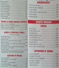 Veer Ji Da Dhaba menu 2