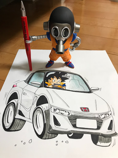 S660 のアイコン 鳥山明 風 ドラゴンボール カーイラストに関するカスタム メンテナンスの投稿画像 車のカスタム情報はcartune