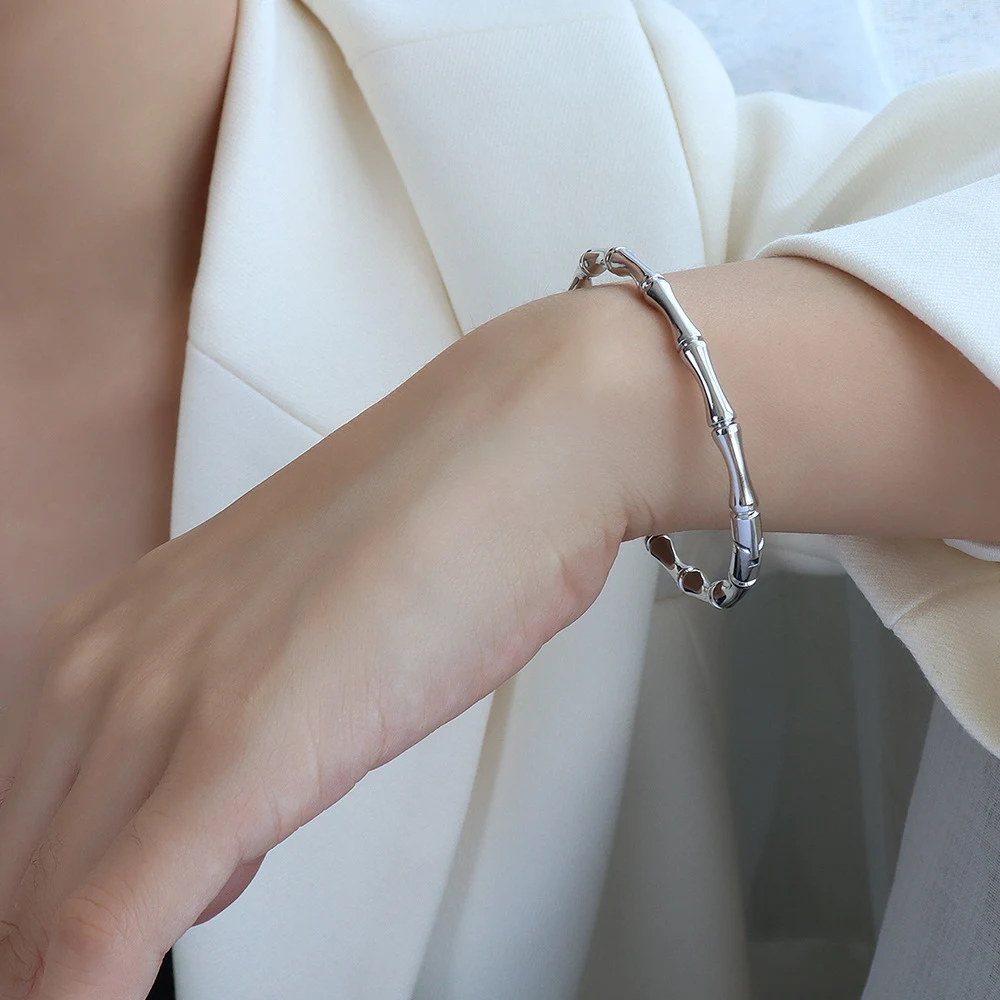 Title 1, Bracelet à fermoir os en bambou résistant Acier...