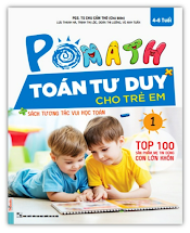 Sách - Pomath - Toán Tư Duy Cho Trẻ Em 4 - 6 Tuổi (Tập 1)