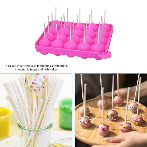 Title 3, Silikonowe formy do cake pops z darmowymi patyc...