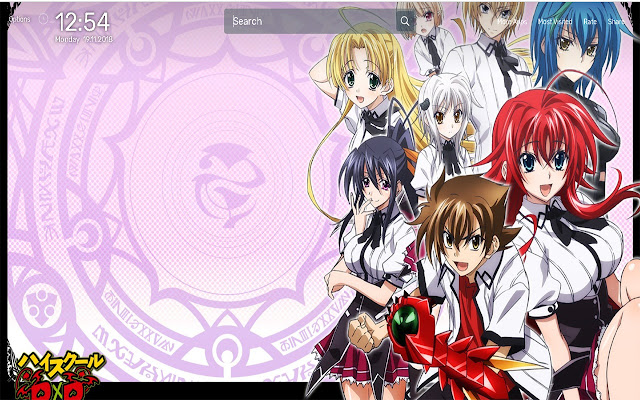 High School DxD Wallpapers NewTab Theme