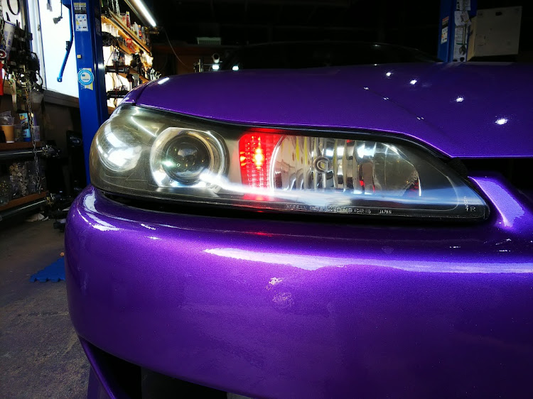 シルビアのLED・ポジション球・赤に関するカスタム事例の投稿画像1枚目