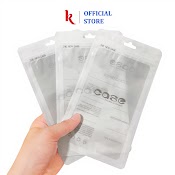 Sỉ Buôn Combo 100 Túi Đựng Ốp Điện Thoại Có Lỗ Treo Cửa Hàng Bịch Túi Zip Nilon Để Phụ Kiện Case