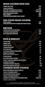 Only Bar Restaurant menu 2