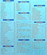 Hotel Saravana Bhavan menu 1