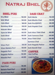 Natraj Bhel & Chat House menu 2