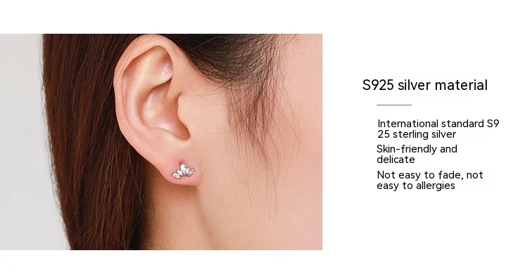Title 6, Boucles doreilles créatives en argent sterling...
