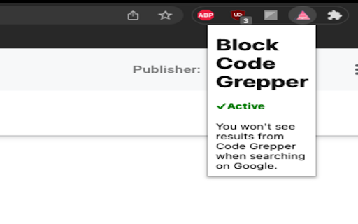 Block Code Grepper