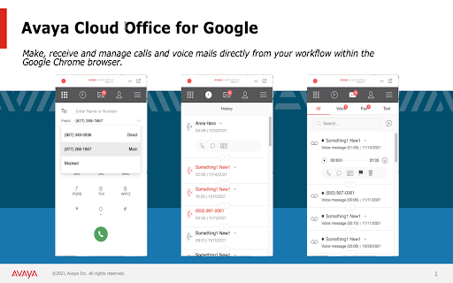 Avaya Cloud Office for Google