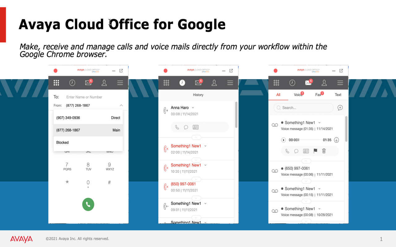 Avaya Cloud Office for Google Preview image 4