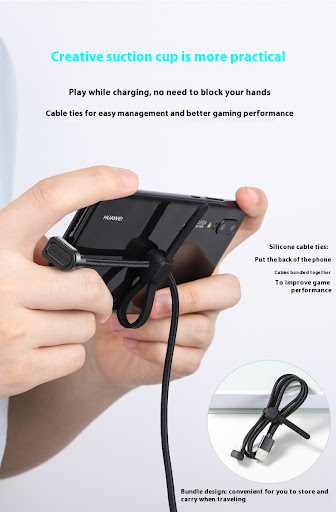 Title 4, Braided Nylon Type-C U-shaped Elbow Data Cable ...