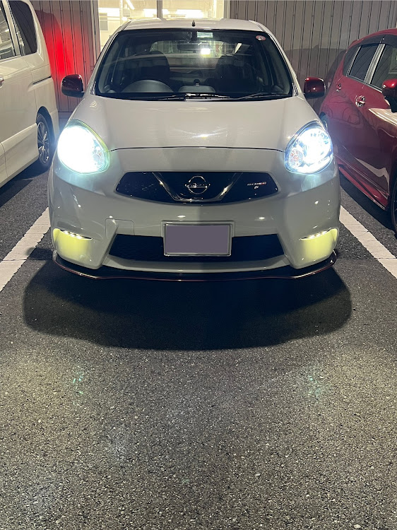 マーチの車検から帰還・DIXCEL  ESに関するカスタム事例の投稿画像1枚目