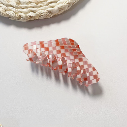 Title 8, Large Acetate Hair Clip with Color Cutout Desig...