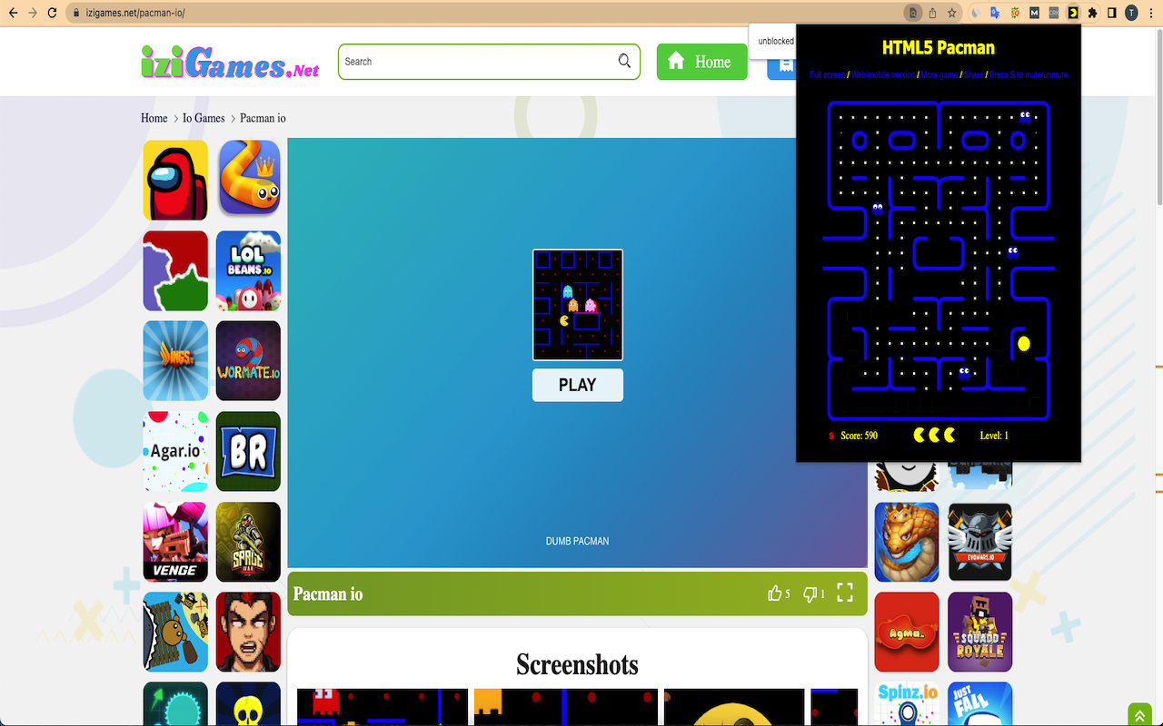 Pacman Io Unblocked Game Offline Preview image 2