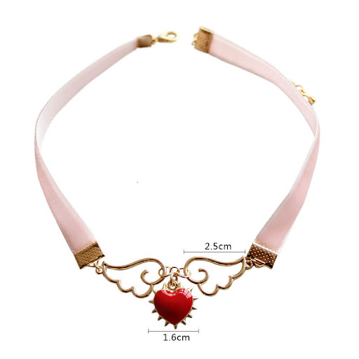 Title 3, Collier femme fleur de cerisier et étoile, symb...