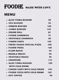 Foodie menu 1