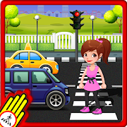 Kids Road Safety Guide : Street walking training  Icon