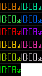 PsPsClock "Burst" - Music Alarm Clock & Calendar - náhled