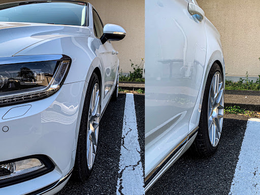 パサート セダン のホイールスペーサー パサート ツライチ 車高調整 Kw車高調に関するカスタム メンテナンスの投稿画像 車 のカスタム情報はcartune