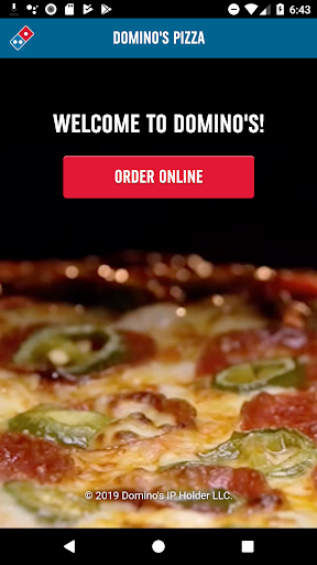 Screenshot Domino's Pizza Nigeria